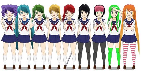 yandere sim characters